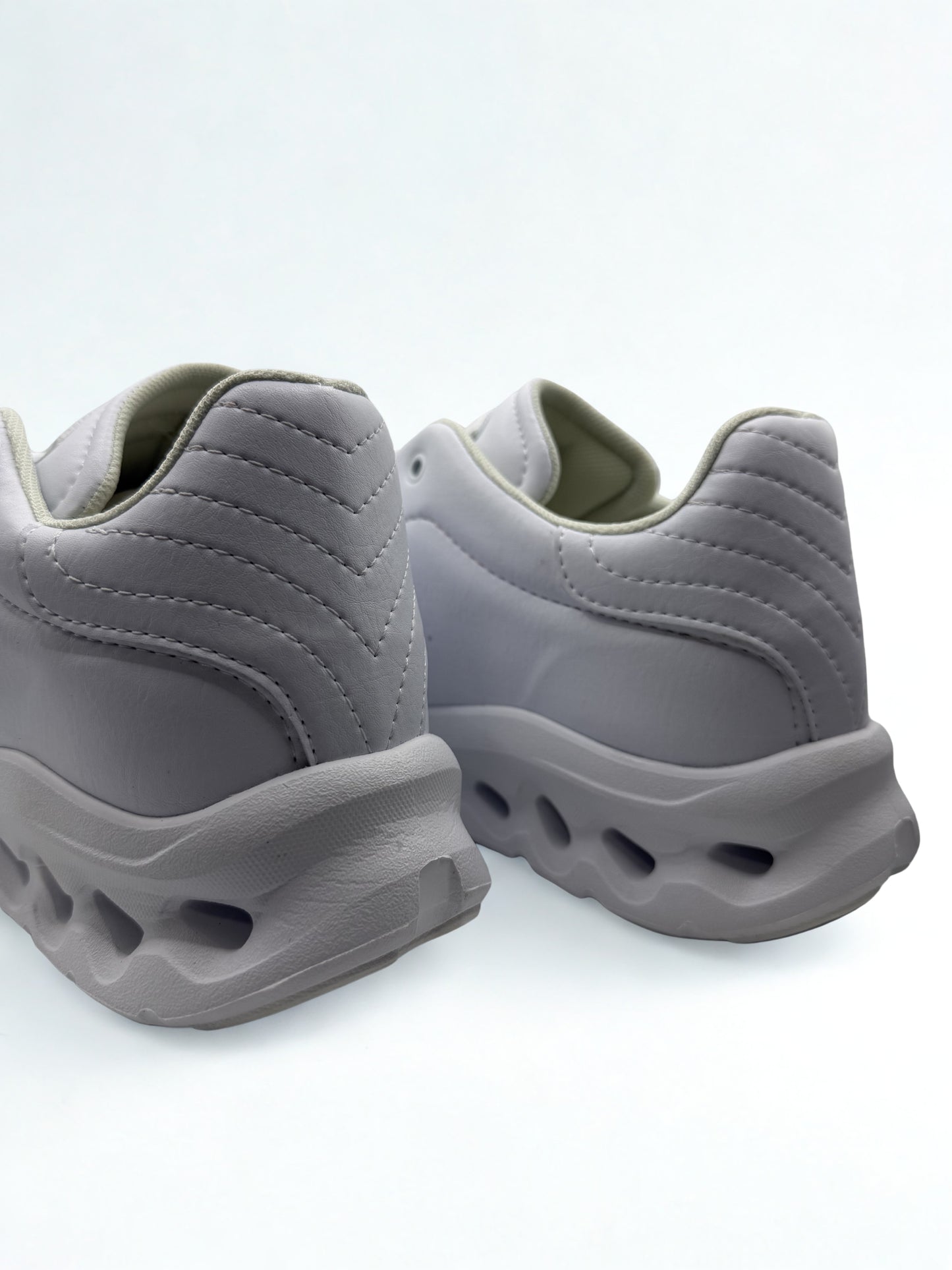 LVNT Aero White Vegan Leather Runners