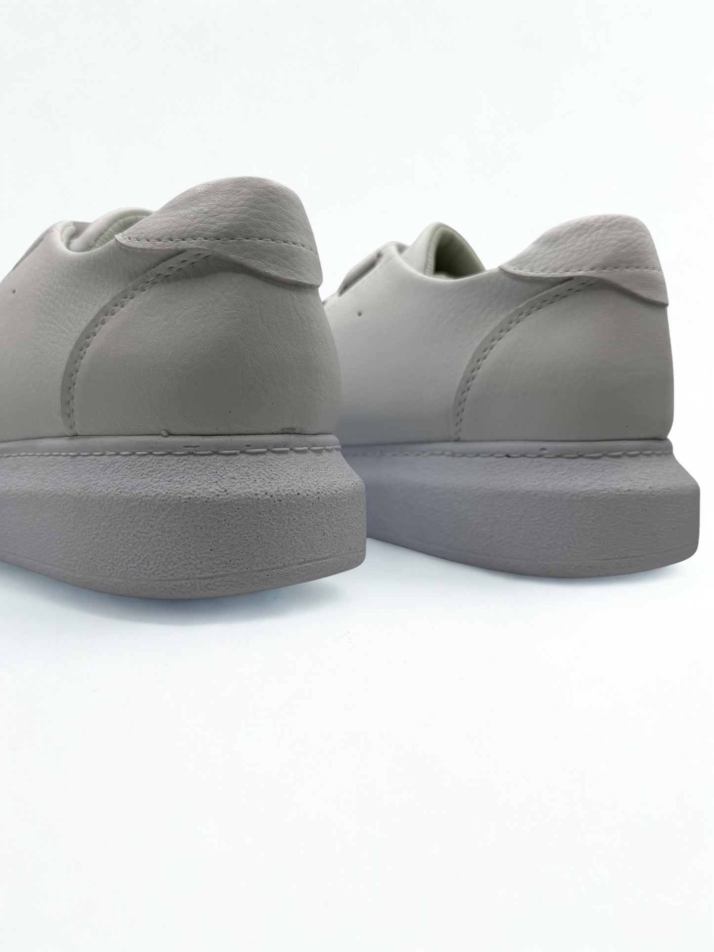 LVNT Chrome Edge White Vegan Leather Sneakers