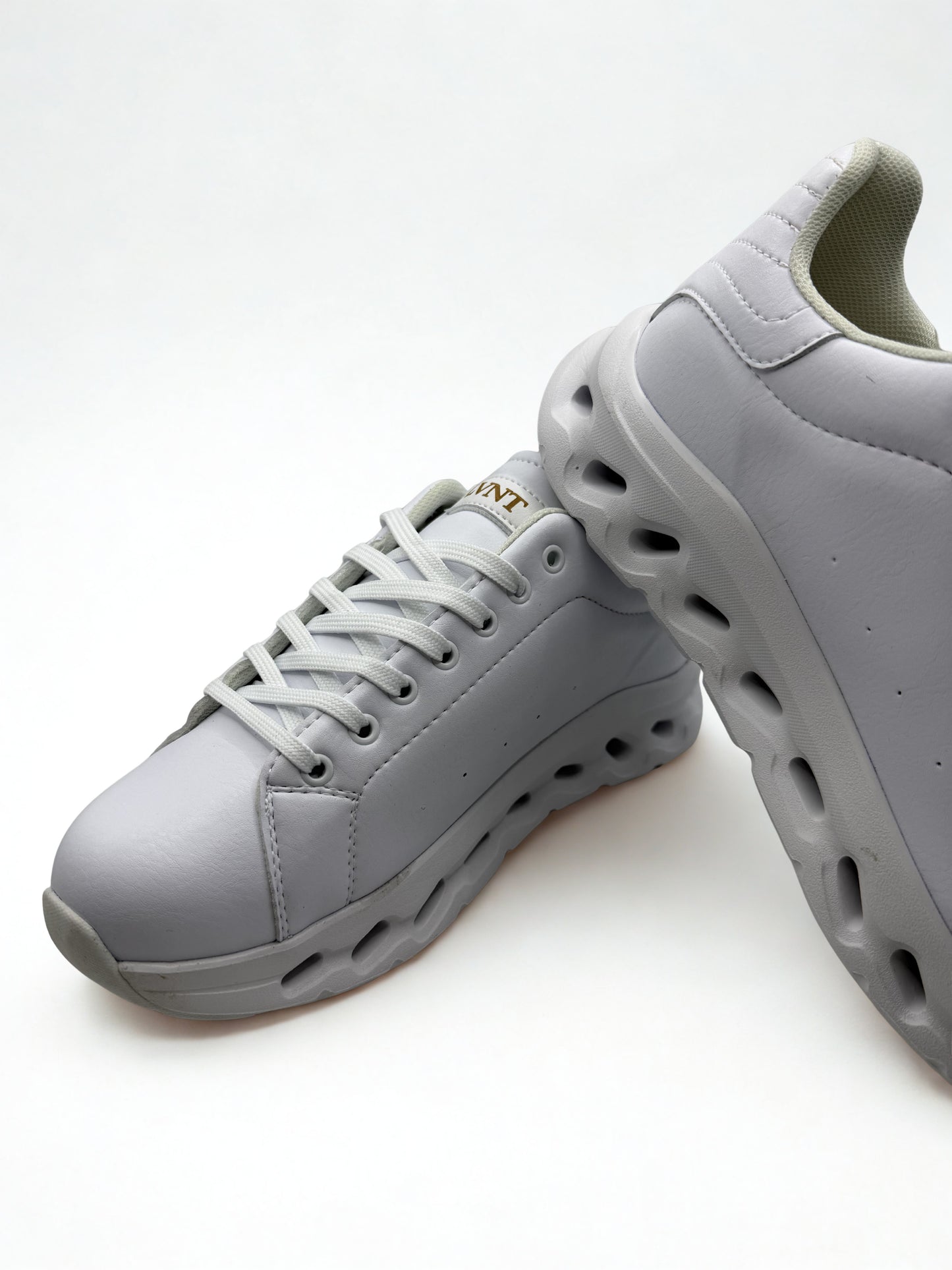 LVNT Aero White Vegan Leather Runners