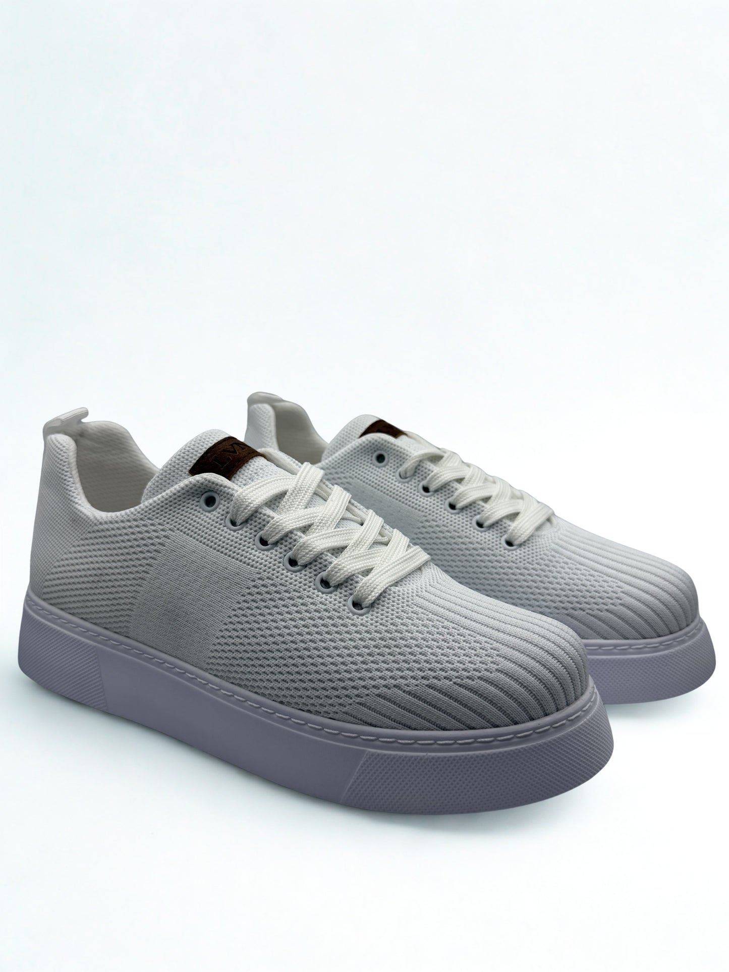 LVNT Cloud White Knitted Sneakers