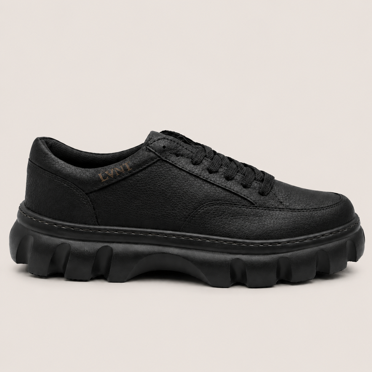 LVNT Tulpar Black Vegan Leather Sneakers