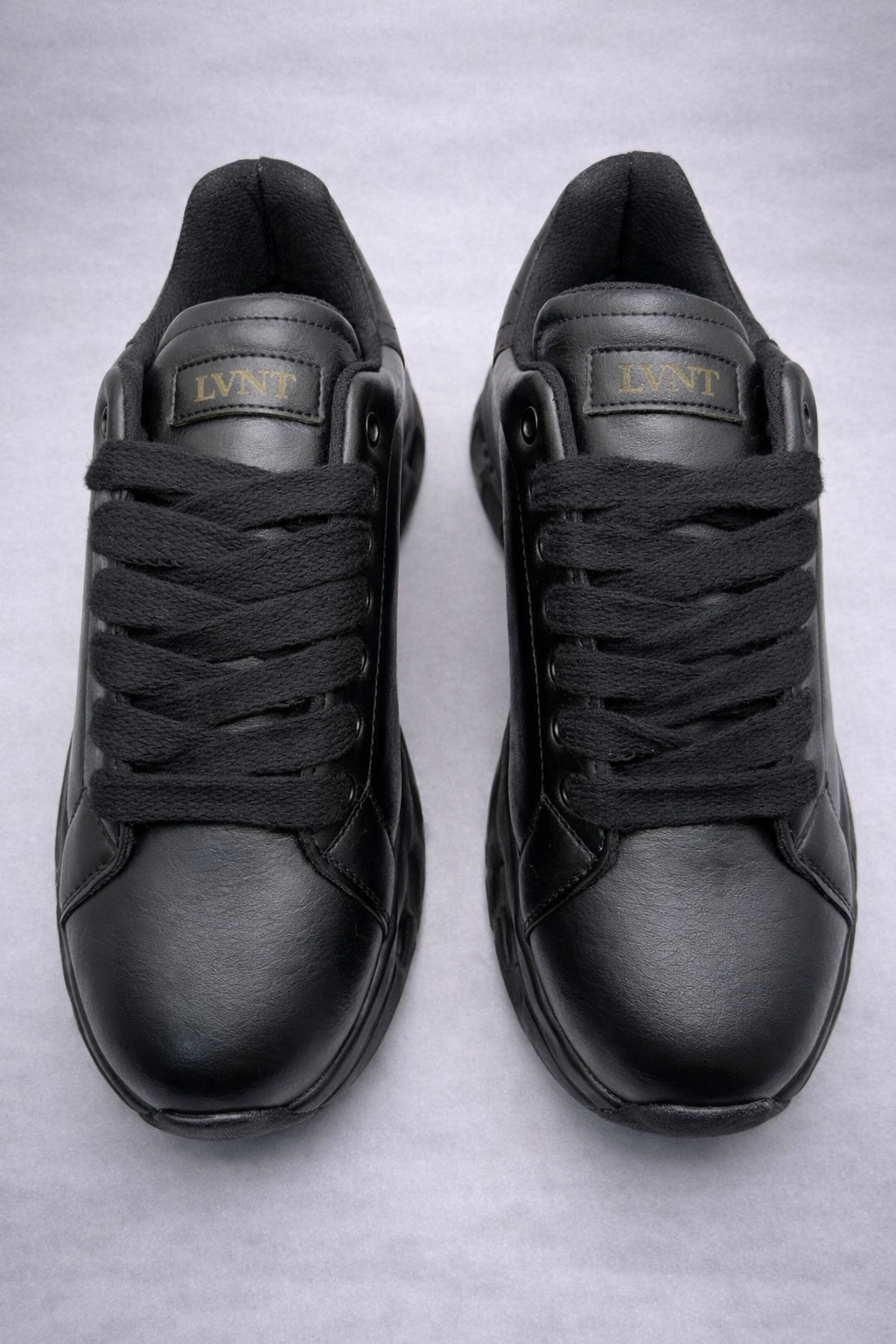 LVNT Aero Black Vegan Leather Runners