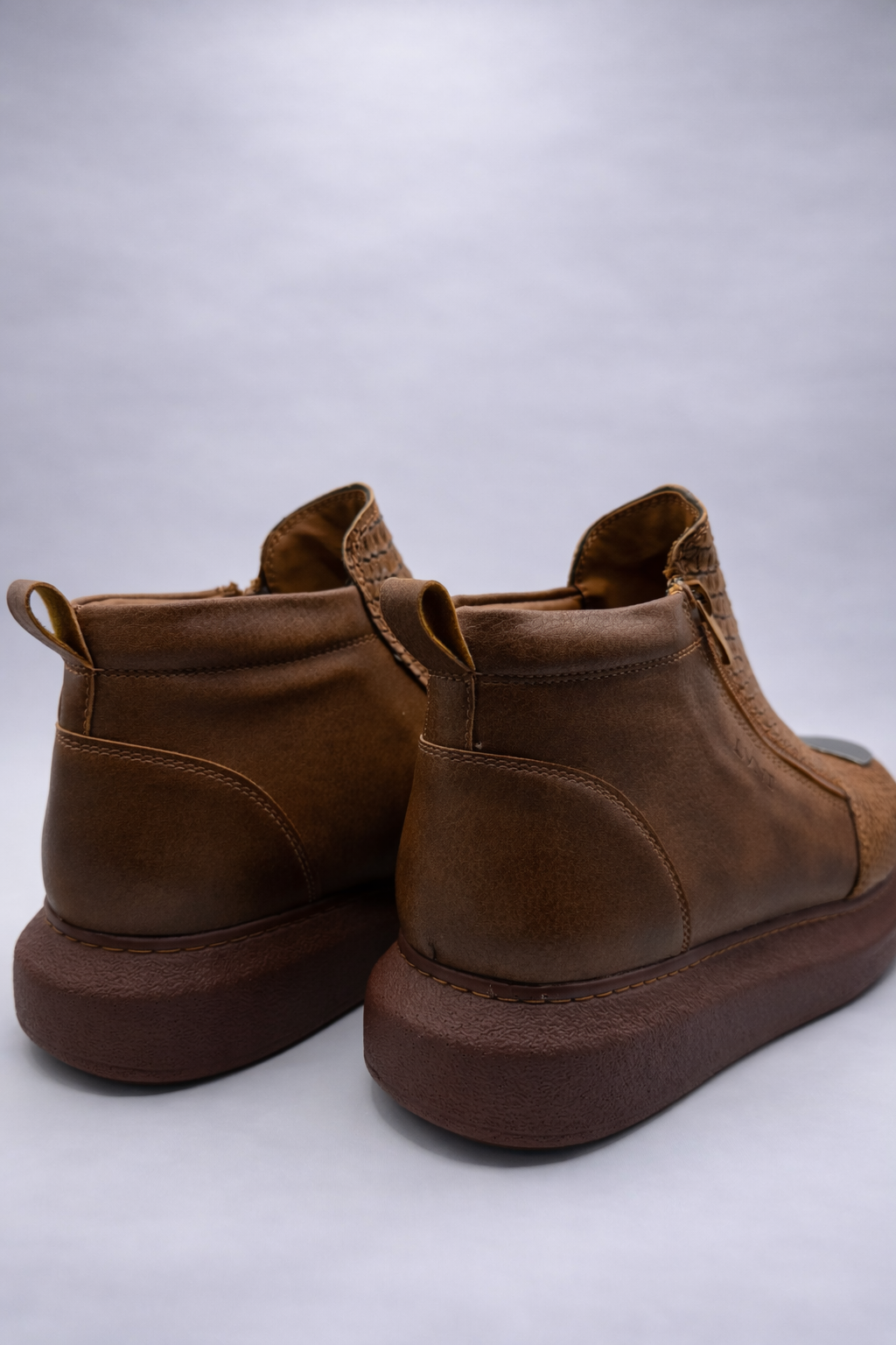 LVNT Python Amber Vegan Leather Boots