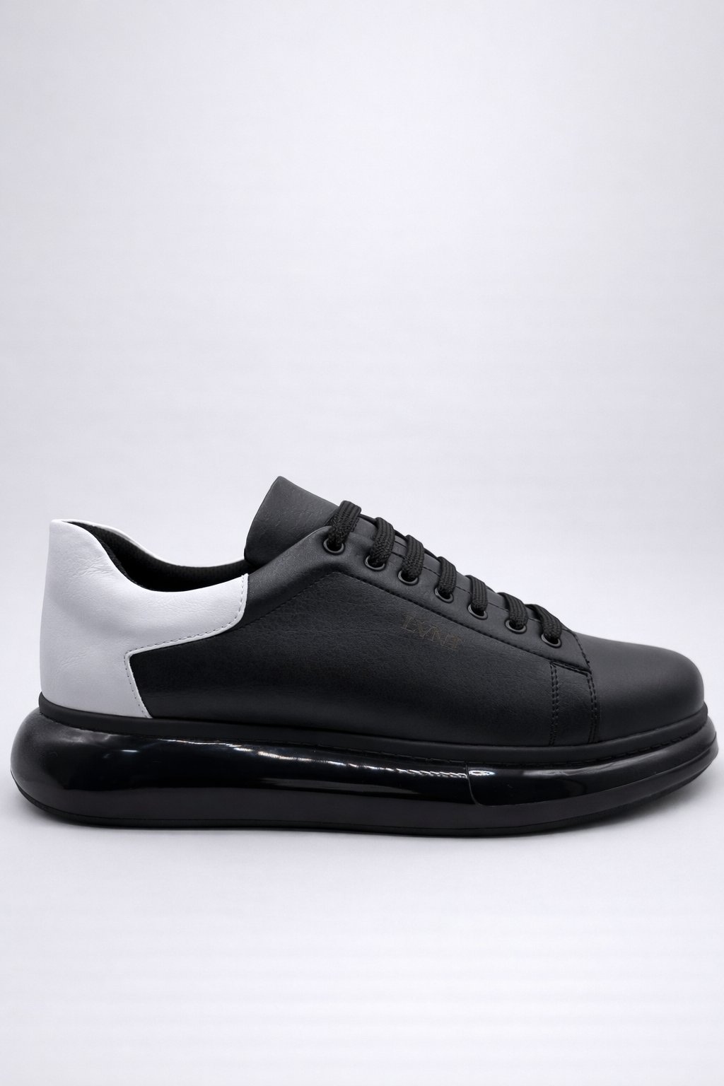 LVNT Shadow Black White Vegan Leather Sneakers