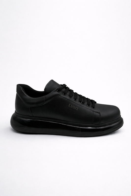 LVNT Shadow Black Vegan Leather Sneakers