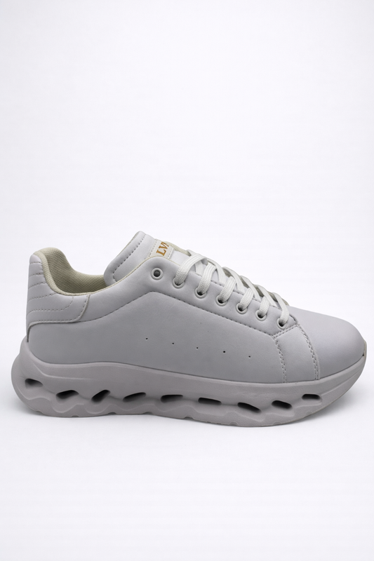 LVNT Aero White Vegan Leather Runners