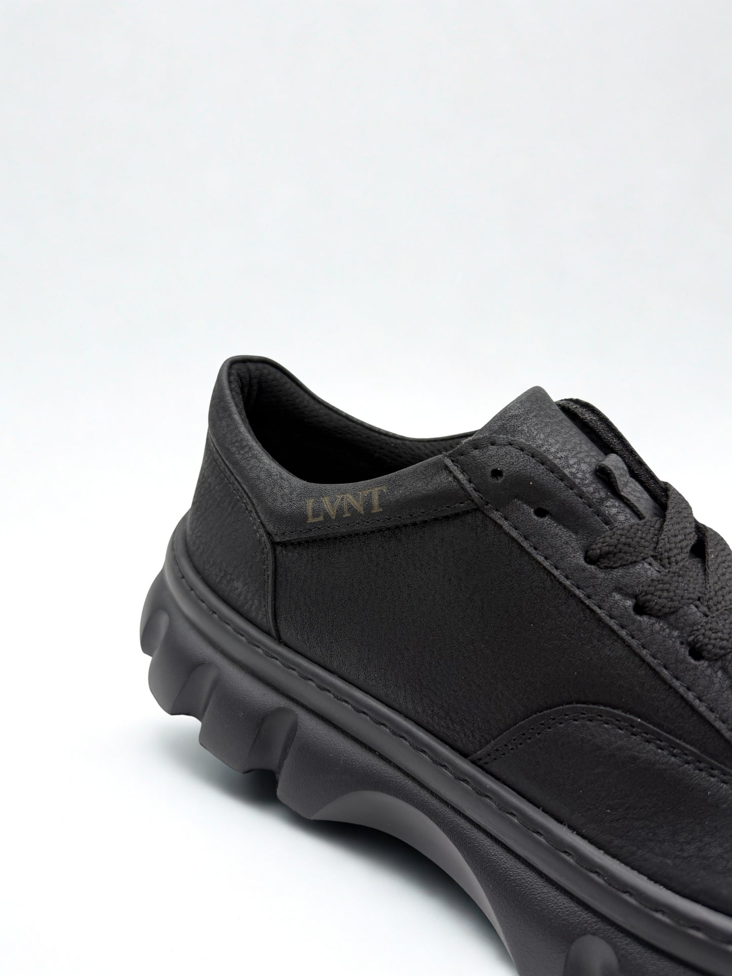 LVNT Tulpar Black Vegan Leather Sneakers