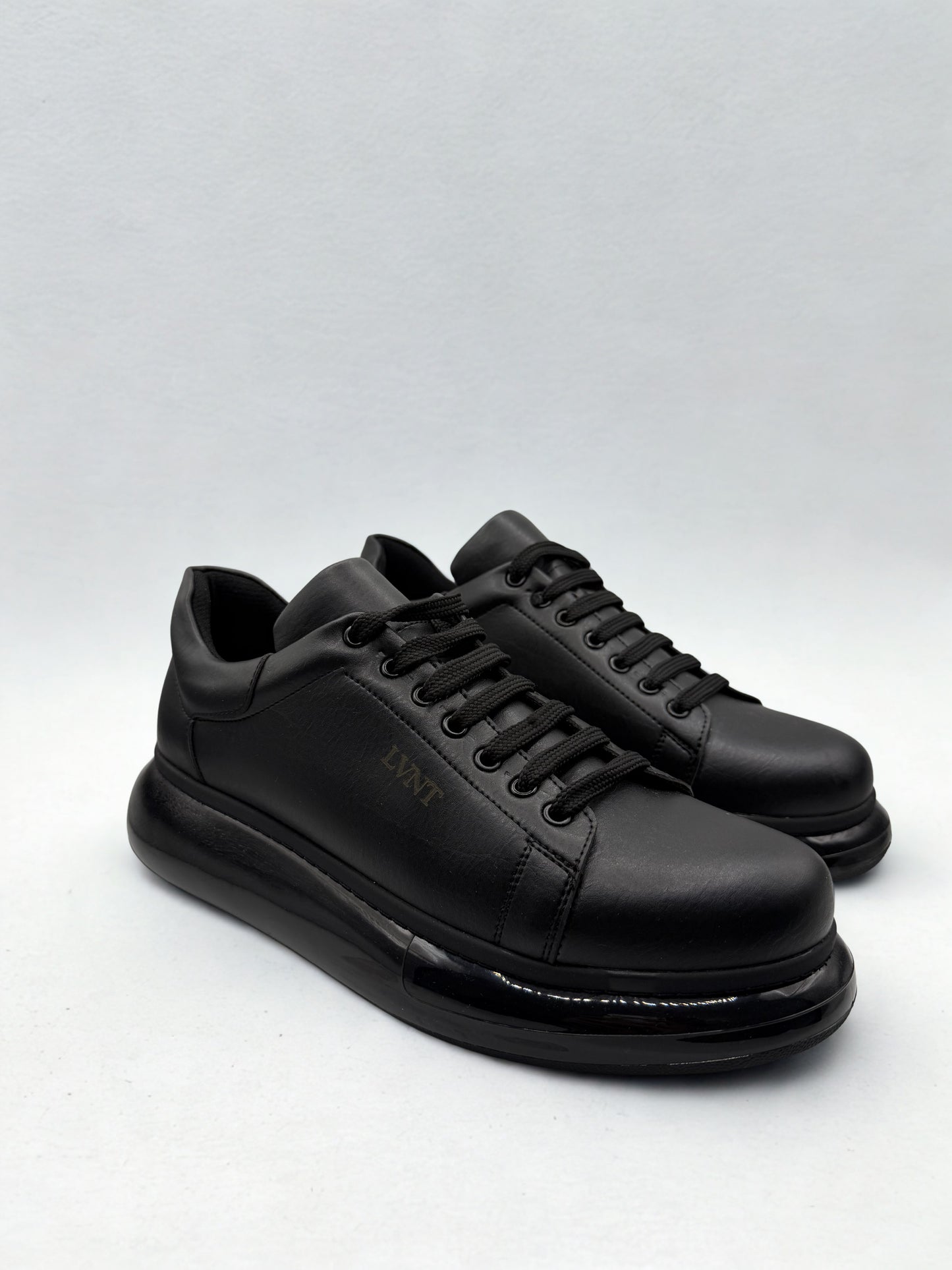 LVNT Shadow Black Vegan Leather Sneakers