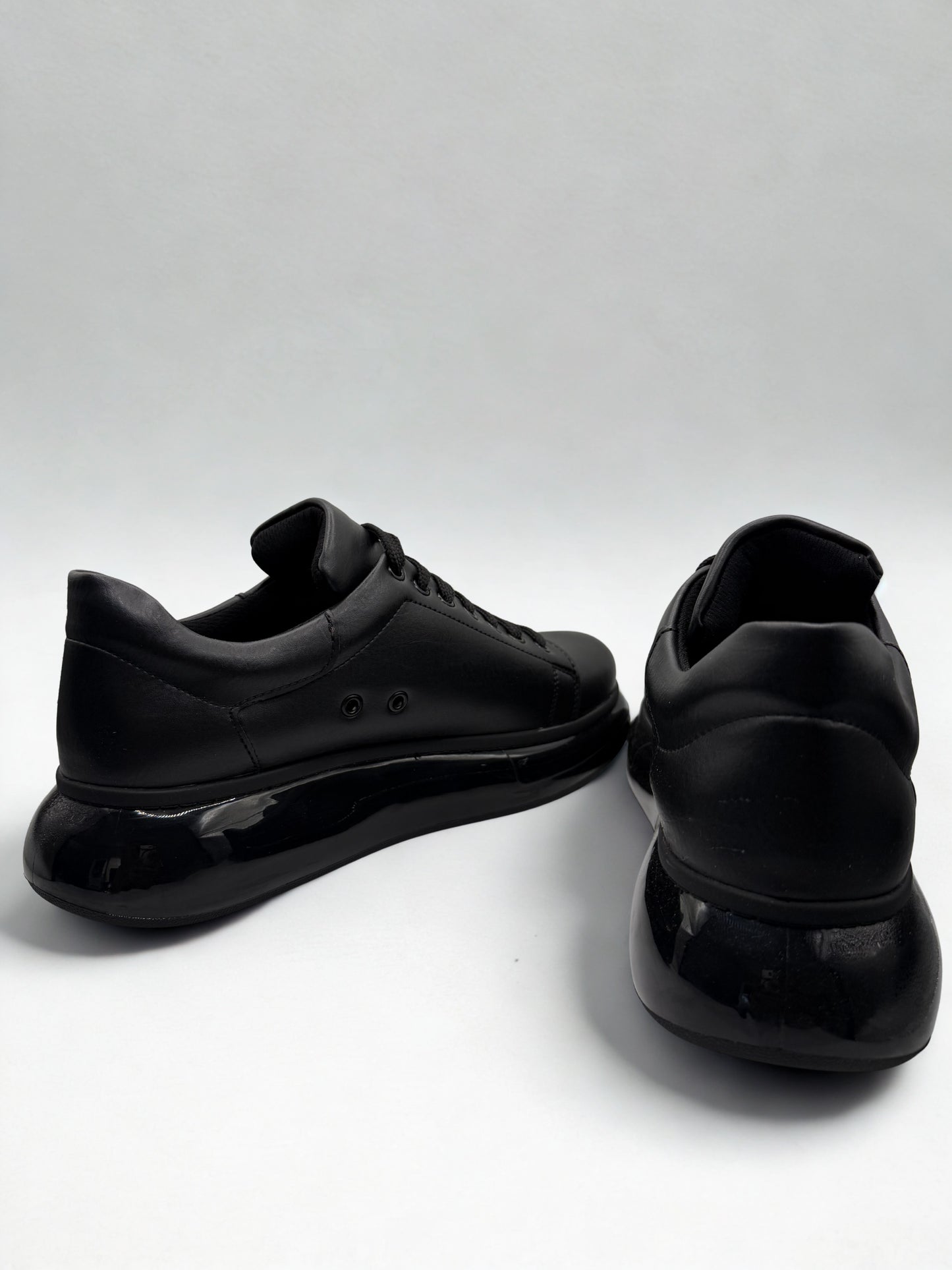 LVNT Shadow Black Vegan Leather Sneakers