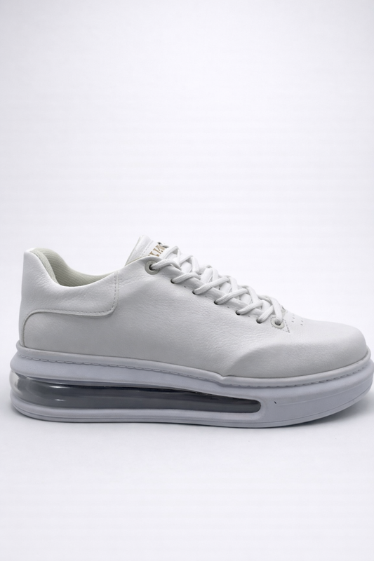 LVNT Element White Vegan Leather Runners
